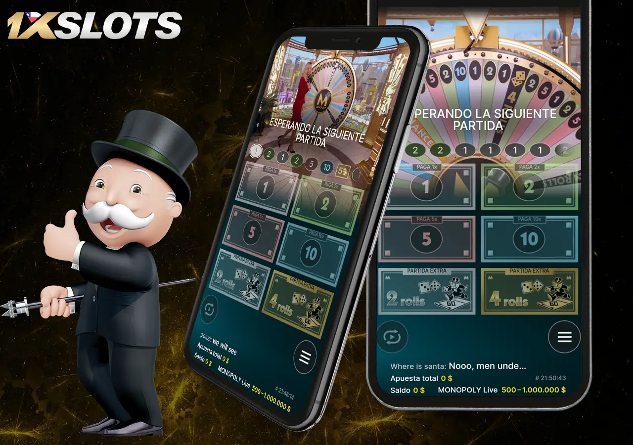 Participa en Partidas de Monopoly en 1xSlots con Amigos