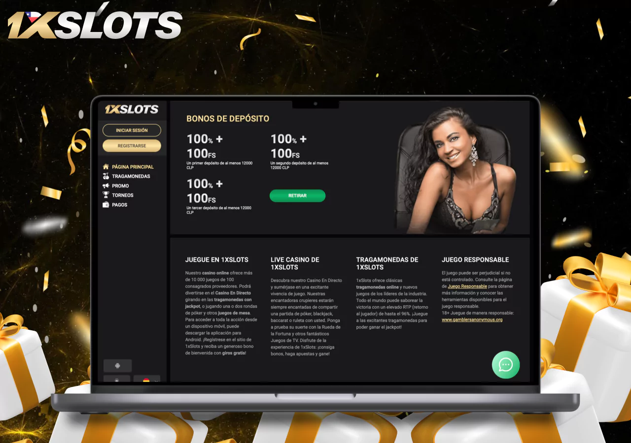 Bonificaciones para usuarios de la plataforma de casino en línea 1xSlots